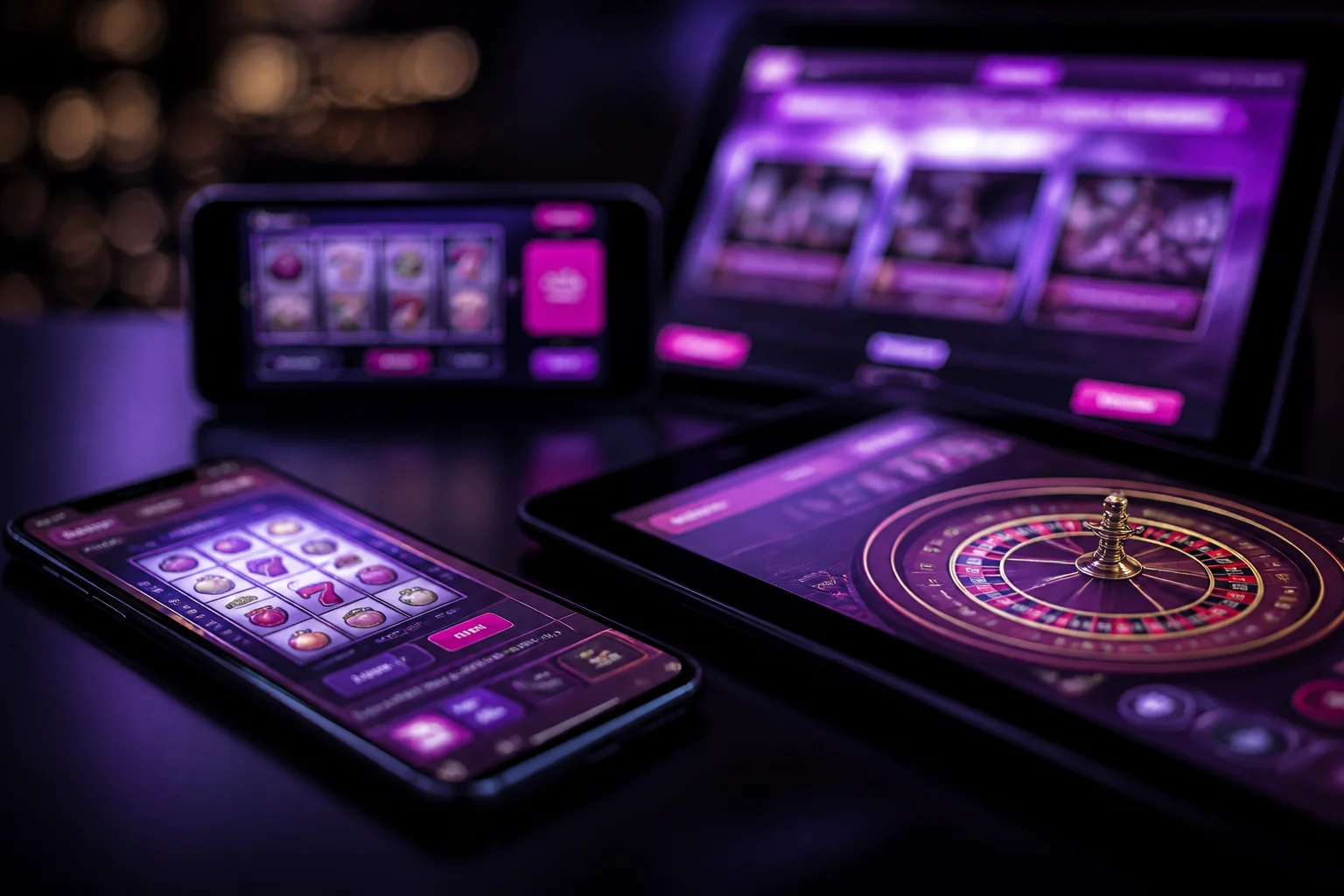 Responsive mobile access concept for the Class 777 Casino website
