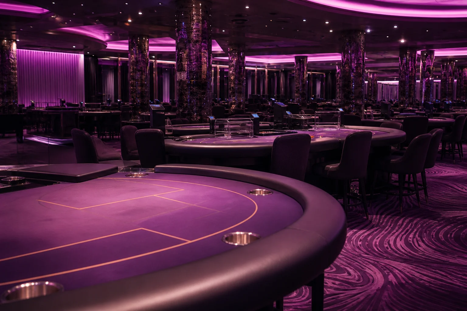 Table and live game categories in an Class 777 Casino-style lobby